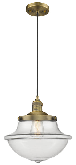 Innovations 201C-BB-G542 One Light Mini Pendant, Brushed Brass