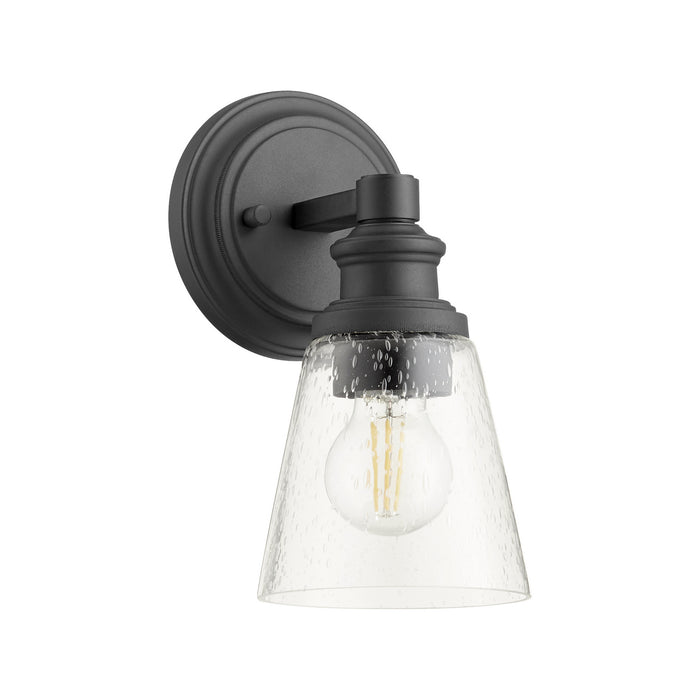 Quorum 509-1-69 One Light Wall Mount, Textured Black