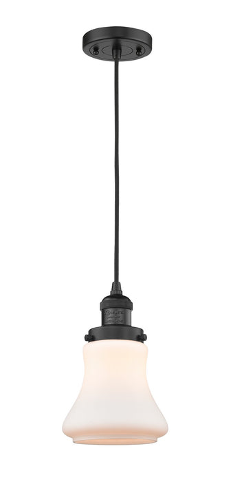 Innovations 201C-BK-G191-LED LED Mini Pendant, Matte Black
