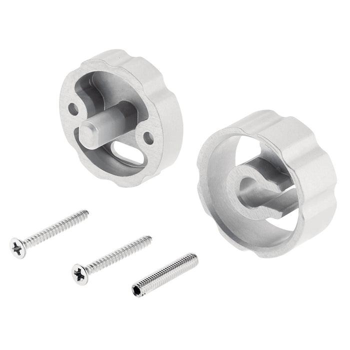 Kichler 1TEA1RDSFBAESIL Beam End Cap Pair, Silver
