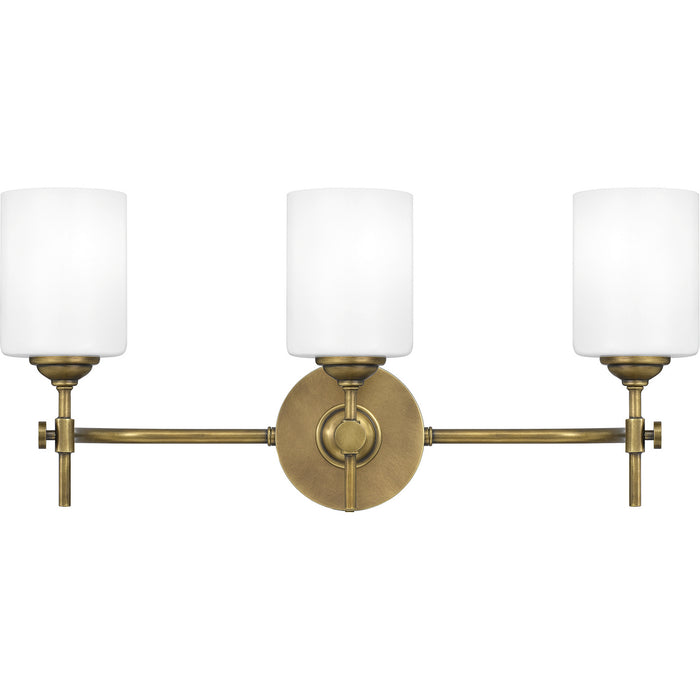 Quoizel ARI8622WS Three Light Bath, Weathered Brass