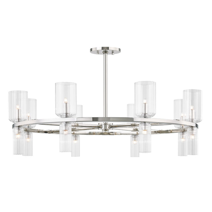 Mitzi H384816-PN 16 Light Chandelier, Polished Nickel