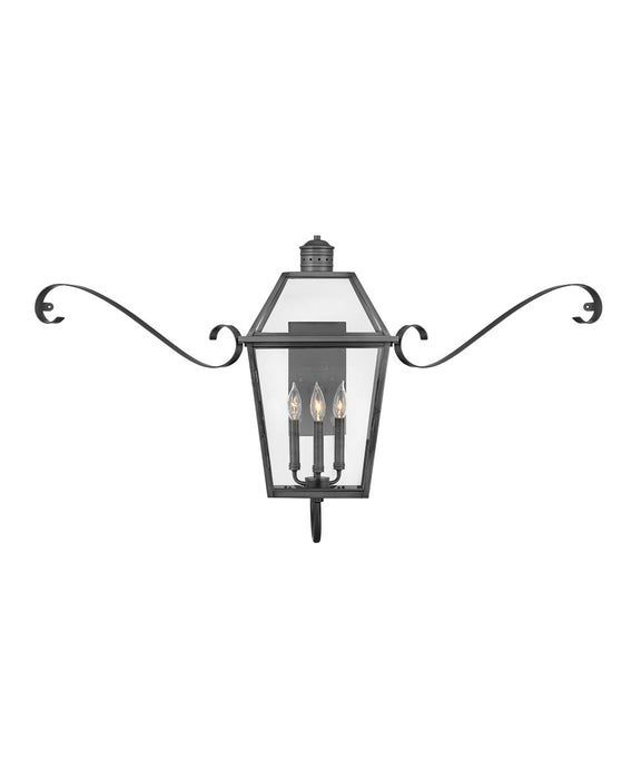 Hinkley 2774BLB-SCR LED Outdoor Lantern, Blackened Brass