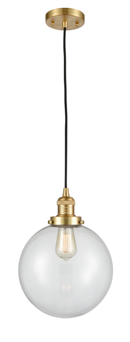 Innovations 201C-SG-G202-10 One Light Mini Pendant, Satin Gold