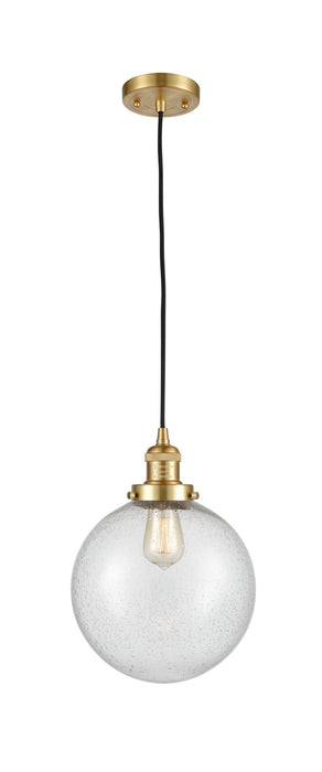Innovations 201C-SG-G204-10 One Light Mini Pendant, Satin Gold
