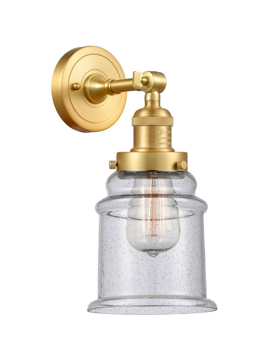 Innovations 203-SG-G184 One Light Wall Sconce, Satin Gold