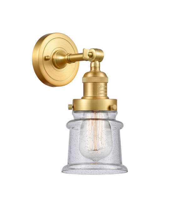 Innovations 203-SG-G184S One Light Wall Sconce, Satin Gold