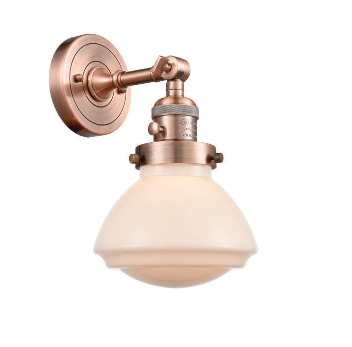 Innovations 203SW-AC-G321 One Light Wall Sconce, Antique Copper