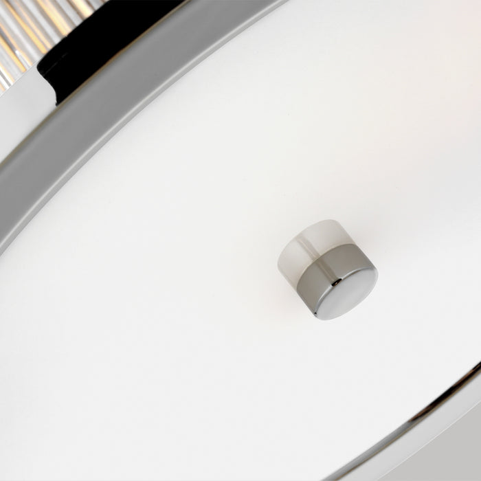 Visual Comfort Studio CF1052PN Two Light Flush Mount, Polished Nickel