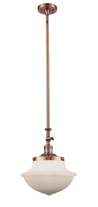 Innovations 206-AC-G541 One Light Mini Pendant, Antique Copper
