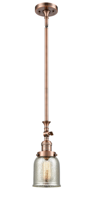 Innovations 206-AC-G58 One Light Mini Pendant, Antique Copper