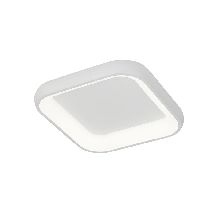 Justice Designs ACR-4071-OPAL-WHTE LED Flush-Mount, Matte White