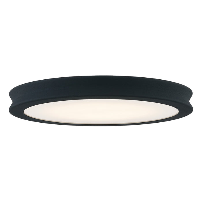 Justice Designs FSN-4182-OPAL-MBTX LED Flush-Mount, Matte Black - Textured