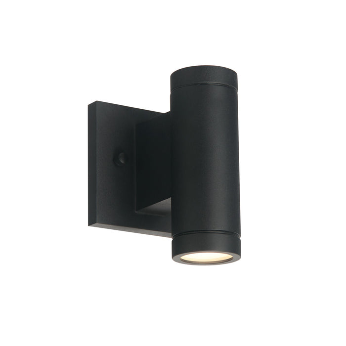 Justice Designs NSH-4110W-MBLK LED Outdoor Wall Sconce, Matte Black