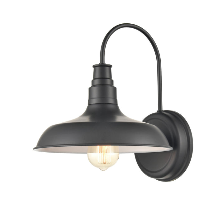 Millennium 2901-PBK One Light Outdoor Wall Bracket, Powder Coated Black