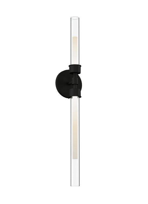 Visual Comfort Modern 700BCLNG2B-LED930-277 LED Bath, Nightshade Black