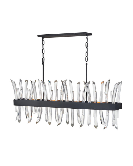 Fredrick Ramond FR30908BLK LED Linear Pendant, Black