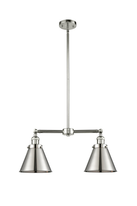 Innovations 209-PN-M13-PN-LED LED Island Pendant, Polished Nickel