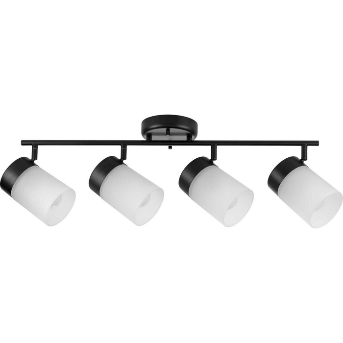 Progress Lighting P900012-031 Four Light Head Track, Black