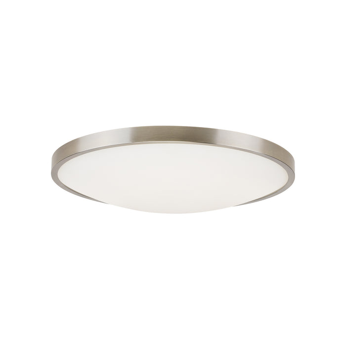 Visual Comfort Modern 700FMVNC13S-LED927-277 LED Flush Mount, Satin Nickel