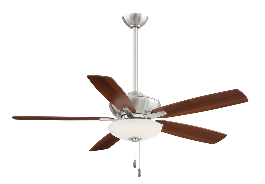 Minka Aire F553L-BN/DW 52" Ceiling Fan, Brushed Nickel/Dark Walnut