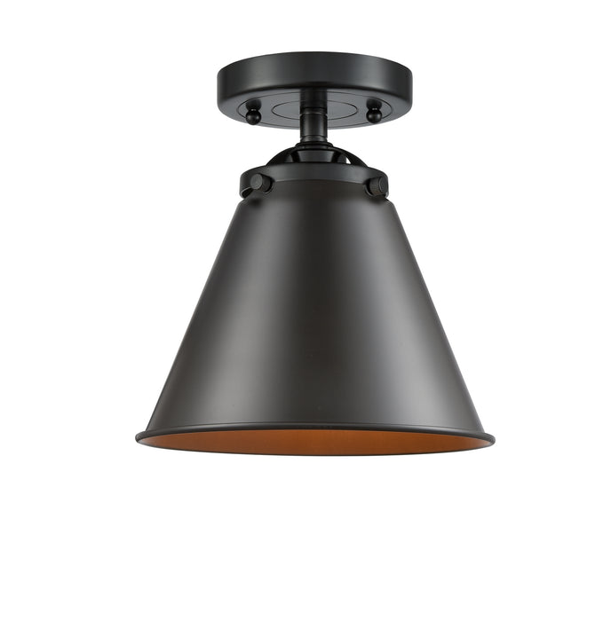 Innovations 284-1C-OB-M13-OB One Light Semi-Flush Mount, Oil Rubbed Bronze