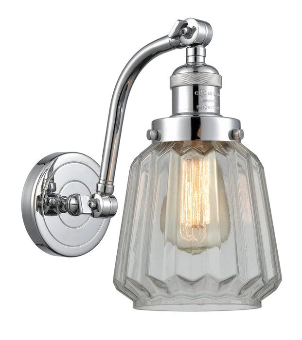 Innovations 515-1W-PC-G142 One Light Wall Sconce, Polished Chrome