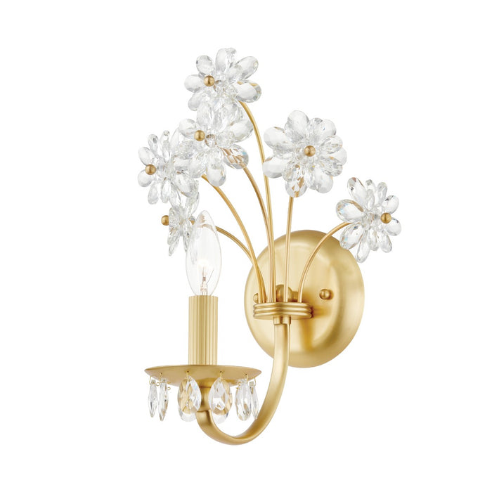 Hudson Valley 4402-AGB One Light Wall Sconce, Aged Brass