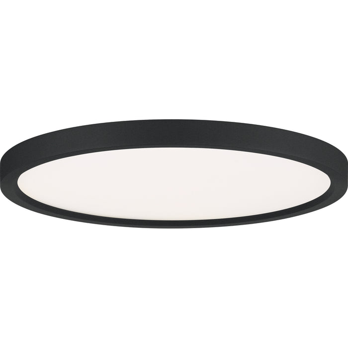 Quoizel OST1715EK LED Flush Mount, Earth Black