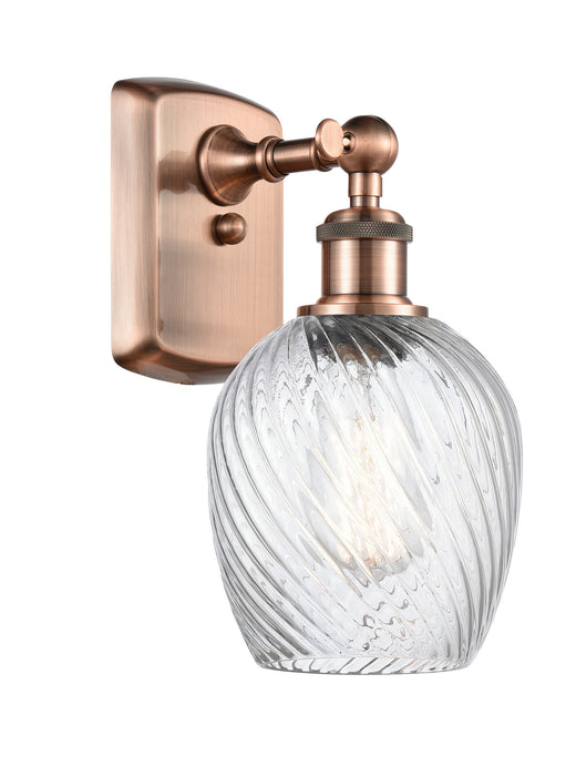 Innovations 516-1W-AC-G292 One Light Wall Sconce, Antique Copper