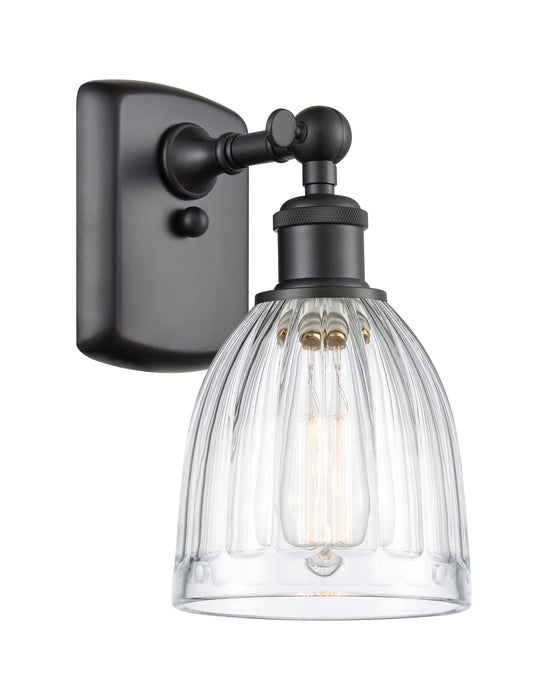 Innovations 516-1W-BK-G442 One Light Wall Sconce, Matte Black