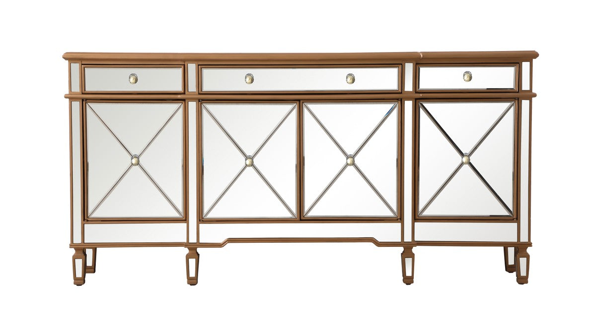 Elegant Lighting MF6-2111GC Credenza, Gold