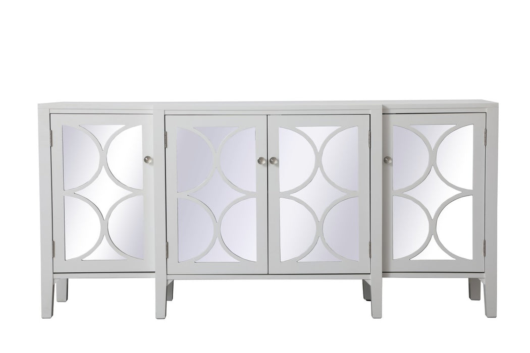 Elegant Lighting MF82111WH Credenza, White