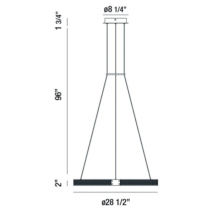 Eurofase 37053-017 LED Chandelier, Gold-Black