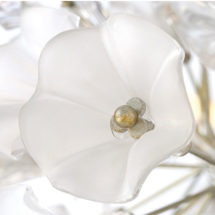 Eurofase 37342-012 LED Chandelier, Silver