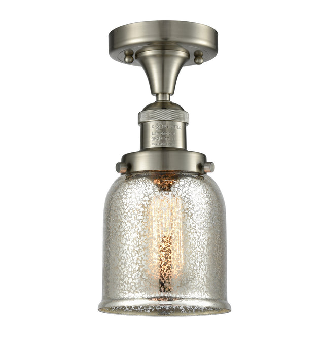 Innovations 517-1CH-SN-G58 One Light Semi-Flush Mount, Brushed Satin Nickel