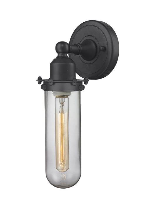 Innovations 900-1W-BK-CE228-BK-CL LED Wall Sconce, Matte Black