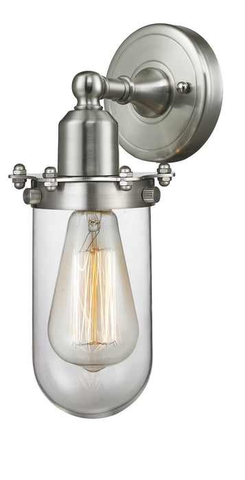 Innovations 900-1W-SN-CE231-SN-CL One Light Wall Sconce, Brushed Satin Nickel