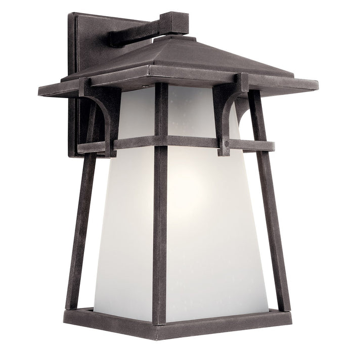 Kichler 49722WZCL18 LED Outdoor Wall Mount, Weathered Zinc