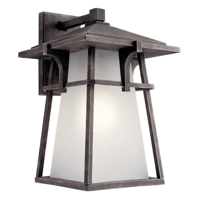 Kichler 49723WZCL18 LED Outdoor Wall Mount, Weathered Zinc