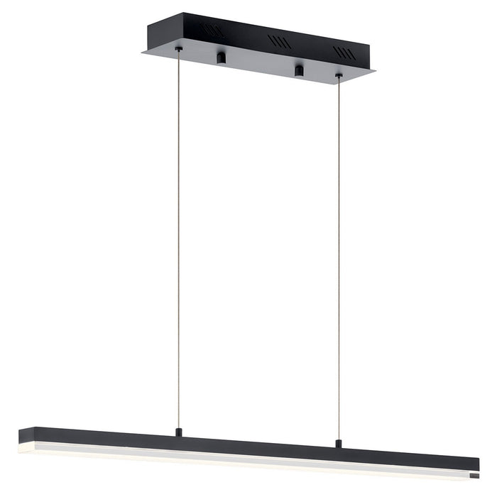 Kichler 83593MBK LED Linear Chandelier, Matte Black