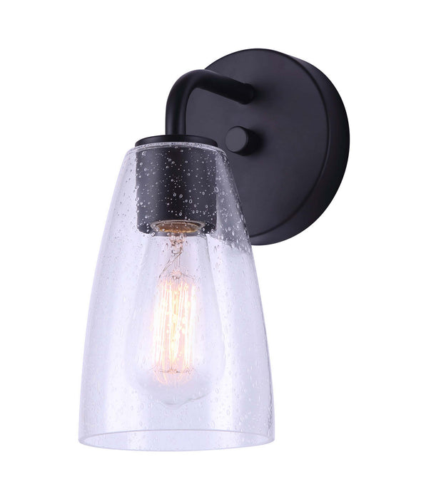 Canarm IVL1013A01BK One Light Vanity, Black