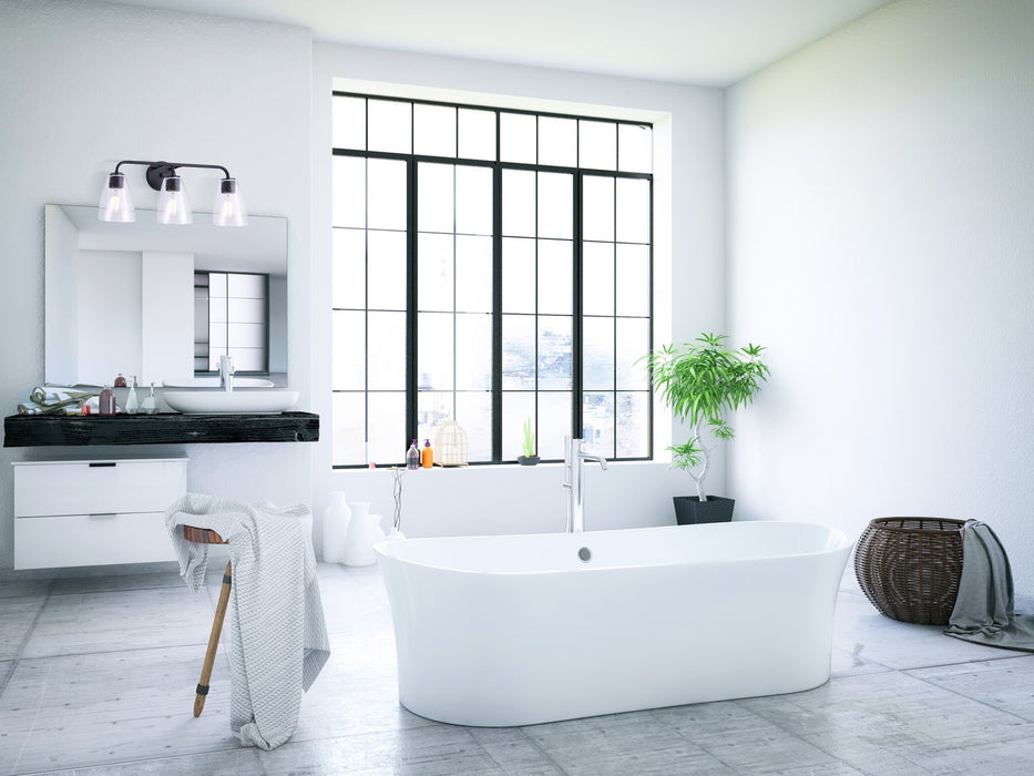 Canarm IVL1013A03BK Three Light Vanity, Black