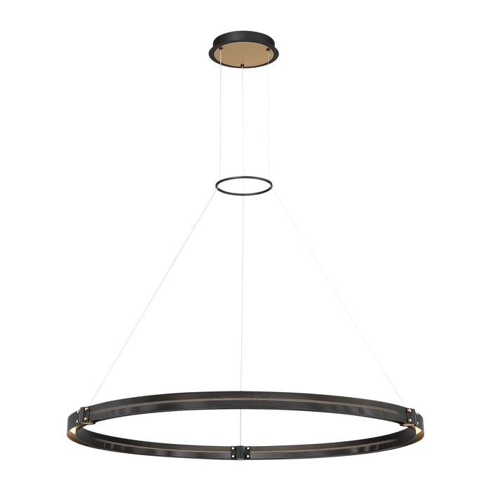 Eurofase 37054-014 LED Chandelier, Gold-Black