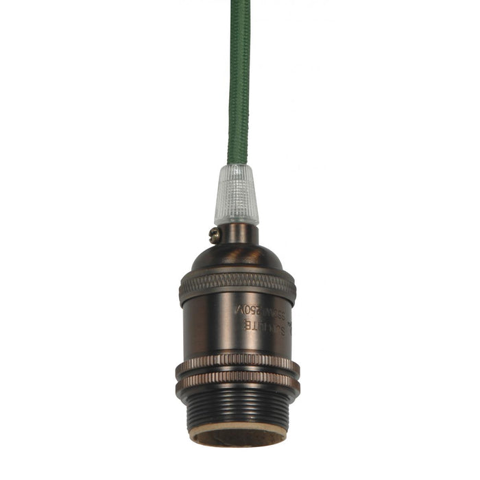 Satco 80-2458 Lampholder, Dark Antique Brass