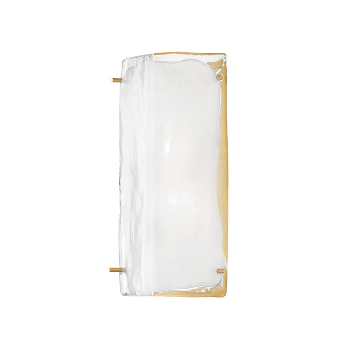 Hudson Valley 4713-AGB Two Light Wall Sconce, Aged Brass