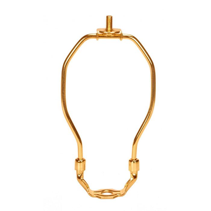 Satco 90-2030 Light Duty Harp, Polished Brass