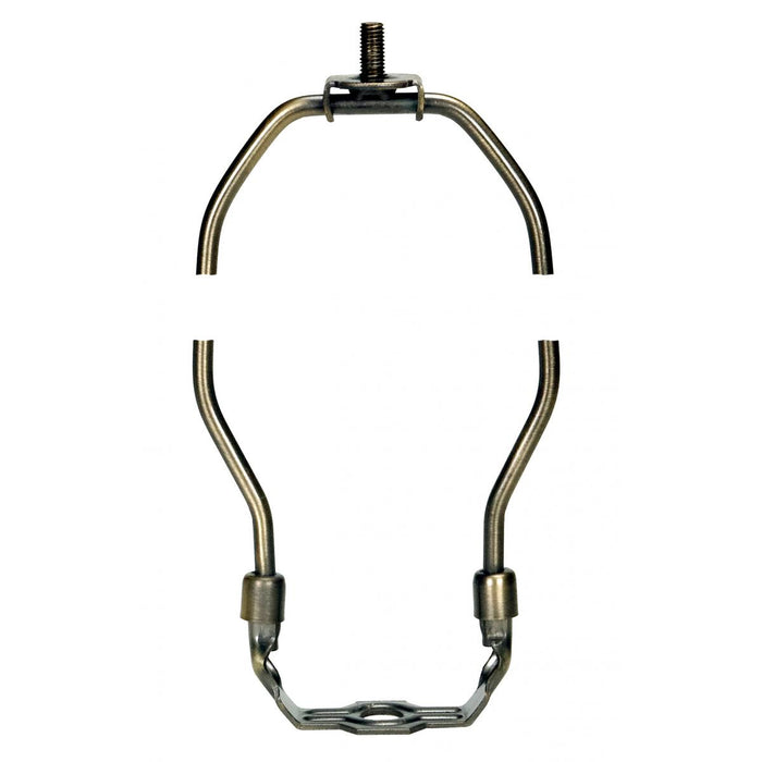 Satco 90-2267 Heavy Duty Harp, Antique Brass