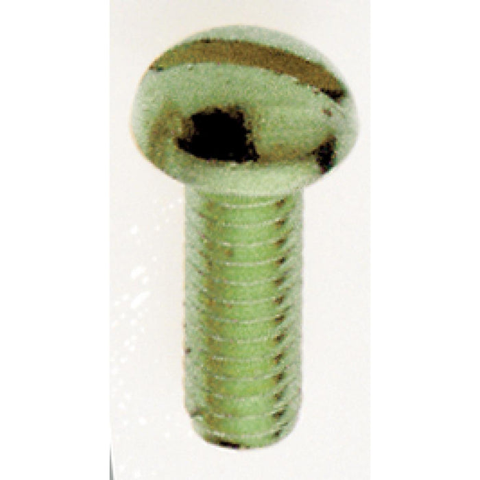 Satco 90-797 Round Head Slotted Machine Screw, Green