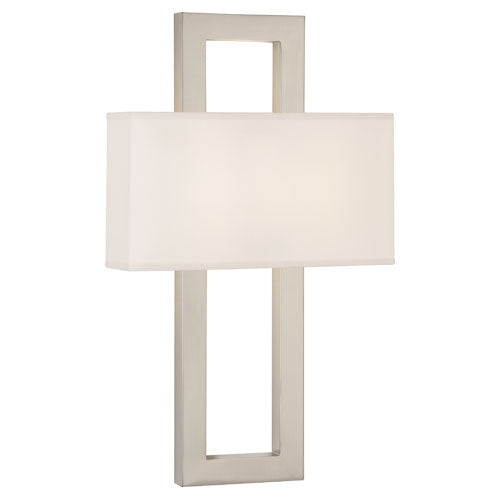 Robert Abbey S115 Two Light Wall Sconce, Antique Silver